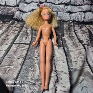 1992 Remco Babysitters Club Stacey Doll Crimped Hair Blue Eyes Bendable Leg EUC